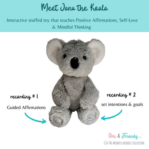 Janu the Koala, Positive Affirmations. – Mindfulbuddiez